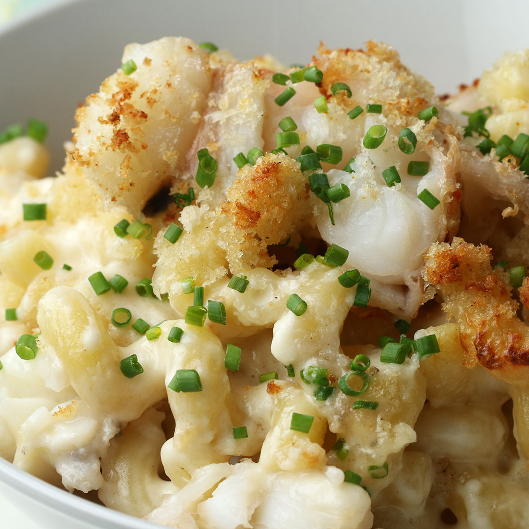 Recipe for lobster mac and cheese from the chew