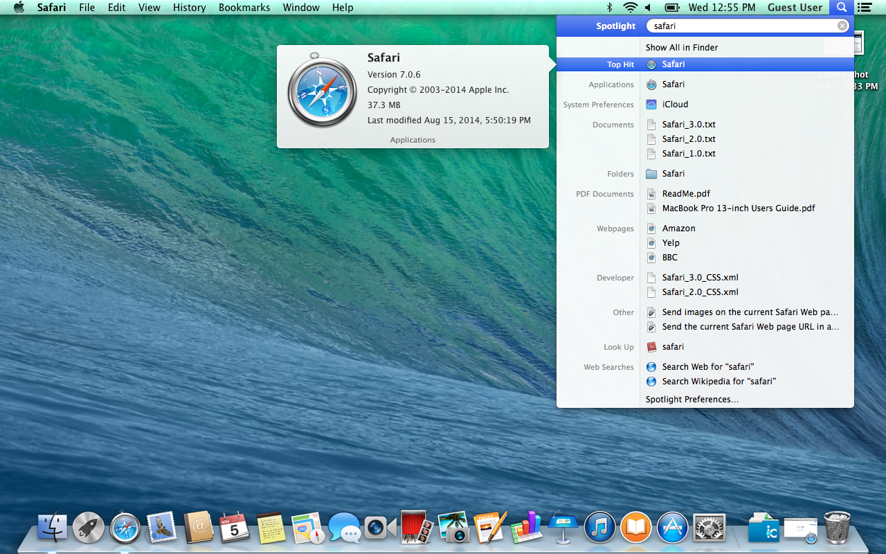 15. what is the default browser for mac os x *